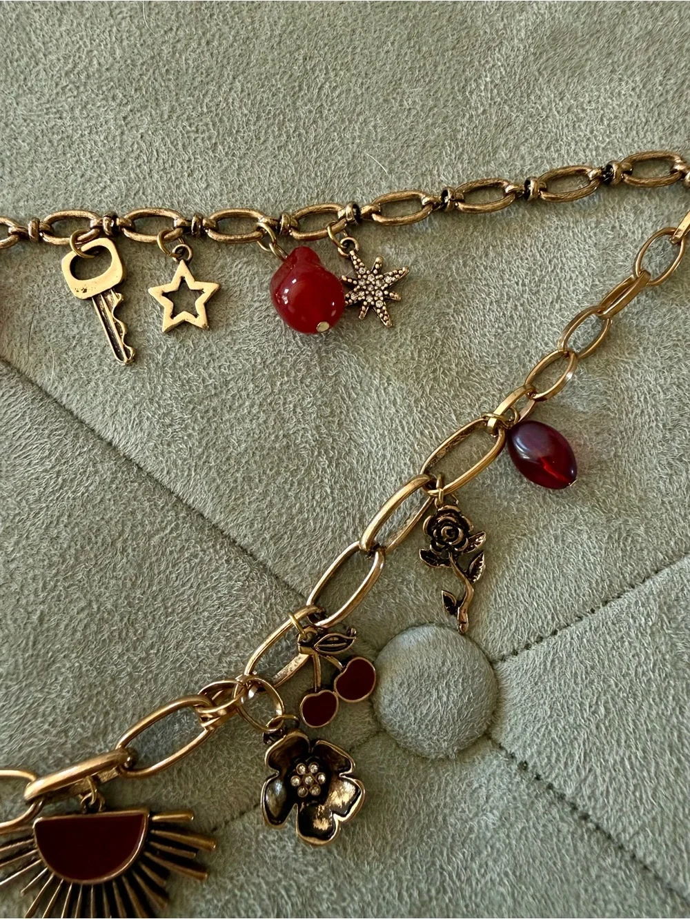 NWOT 👼 Free People 👼 Maxamillion Layered Charm Necklace